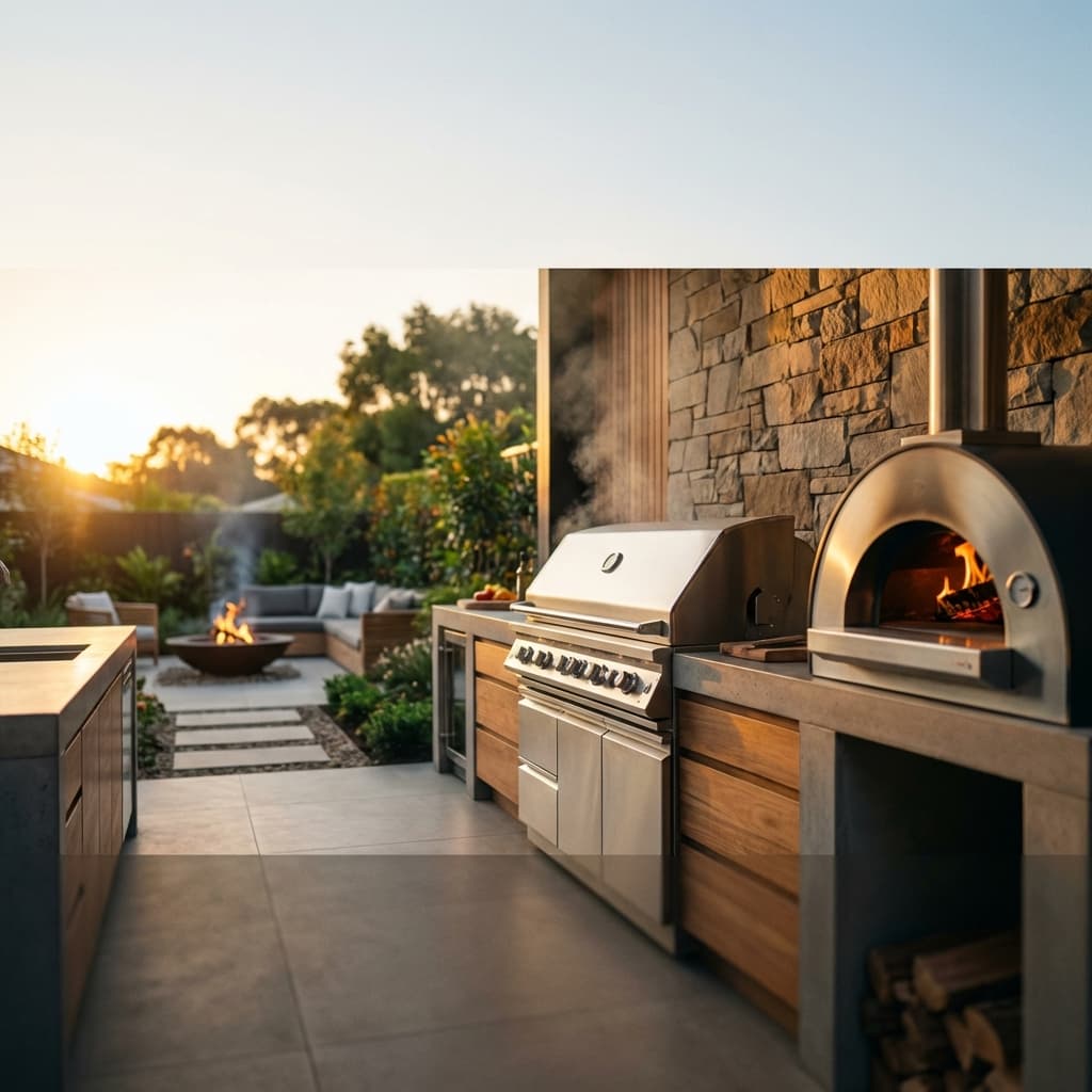 The BBQ & Pizza Lab - Outdoor Kitchen