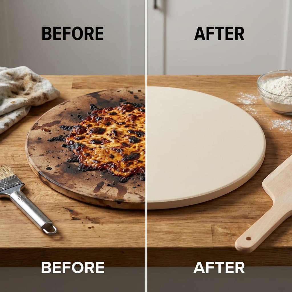 How to Clean a Pizza Stone: The Safe & Easy Way